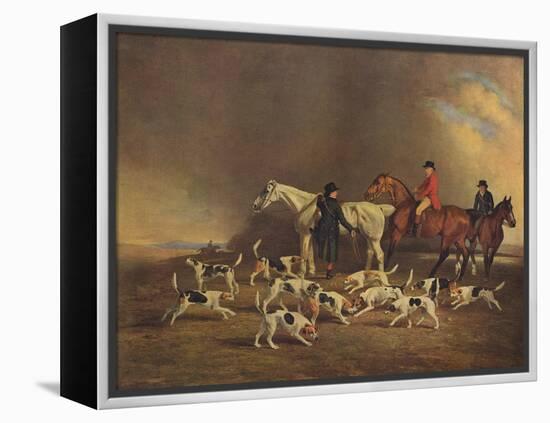 John Powlett and His Hounds, (C18th to 19th Centur), 1929-Benjamin Marshall-Framed Premier Image Canvas