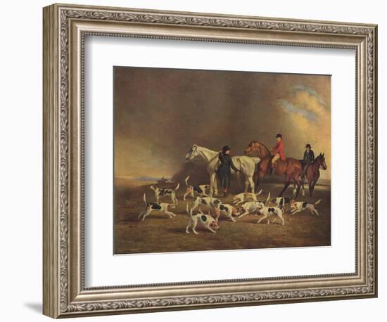 John Powlett and His Hounds, (C18th to 19th Centur), 1929-Benjamin Marshall-Framed Giclee Print