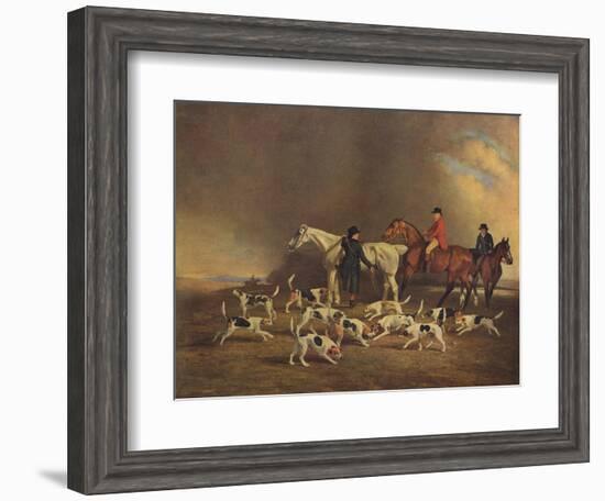 John Powlett and His Hounds, (C18th to 19th Centur), 1929-Benjamin Marshall-Framed Giclee Print