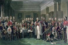 Peninsular Heroes at the United Services Club-John Prescott Knight-Giclee Print