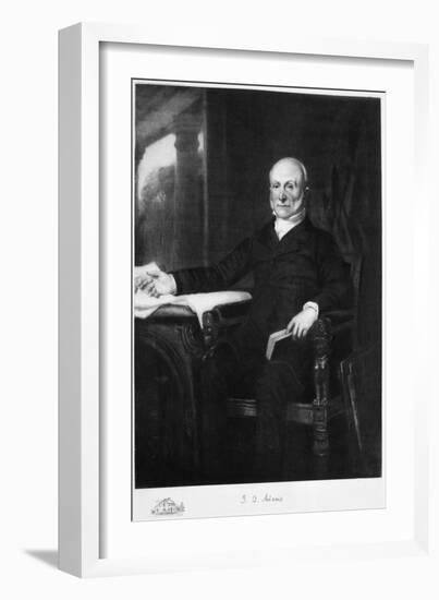 John Quincy Adams, 6th President of the United States of America, (1901)-Unknown-Framed Giclee Print