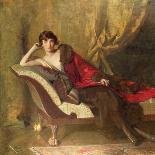 Countess Michael Karolyi, Reclining in a Divan, 1918-John Quincy Adams-Giclee Print