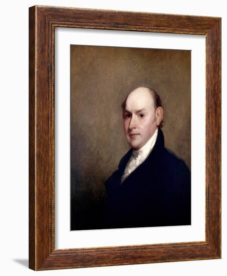 John Quincy Adams-Gilbert Stuart-Framed Giclee Print