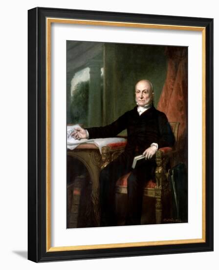 John Quincy Adams-George P.A. Healy-Framed Giclee Print