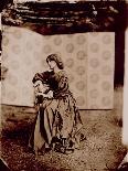 Portrait of Jane Morris (1839-1914) 1865 (Albumen Print)-John R. Parsons-Framed Giclee Print