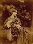 Portrait of Jane Morris (1839-1914) 1865 (Albumen Print)-John R. Parsons-Framed Giclee Print