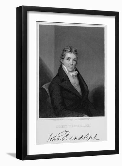 John Randolph-Thomas B. Welch-Framed Giclee Print