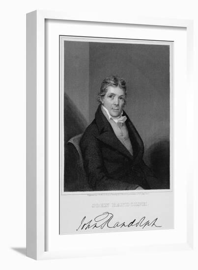 John Randolph-Thomas B. Welch-Framed Giclee Print