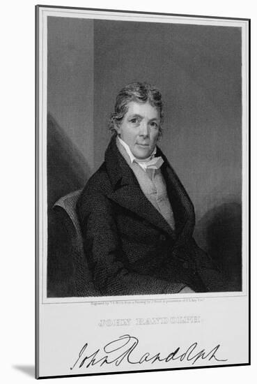 John Randolph-Thomas B. Welch-Mounted Giclee Print