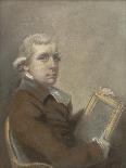 The Moralist, 1787 (Hand Coloured Stipple Engraving)-John Raphael Smith-Framed Giclee Print