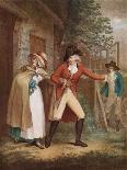 Miss Macaroni and Her Gallant at a Print Shop, 1773-John Raphael Smith-Framed Giclee Print