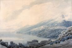 Lake Nemi, 18th Century-John Robert Cozens-Framed Giclee Print