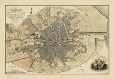 A Map of St George's Fields and Newington Butts, London, 1746-John Rocque-Giclee Print