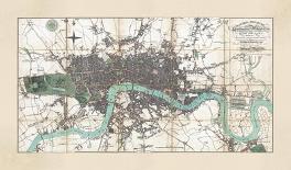 Map of London in Miniature, 1806-John Rocque-Premium Giclee Print