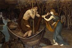 Orpheus and Eurydice on the Banks of the River Styx-John Roddam Spencer Stanhope-Framed Giclee Print