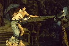Orpheus and Eurydice on the Banks of the River Styx-John Roddam Spencer Stanhope-Framed Giclee Print