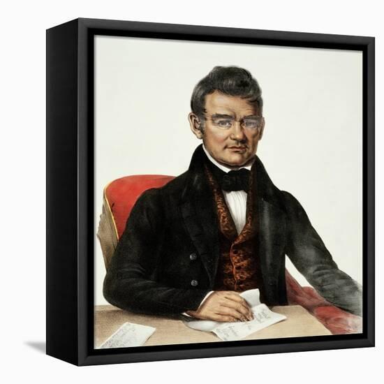 John Ross, a Cherokee Chief-Thomas Loraine Mckenney-Framed Premier Image Canvas