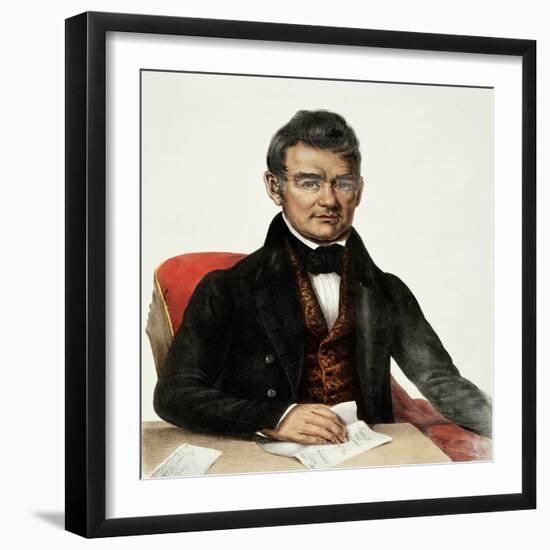 John Ross, a Cherokee Chief-Thomas Loraine Mckenney-Framed Giclee Print