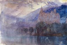 Mountains of Savoy Seen from the Brezon-John Ruskin-Giclee Print