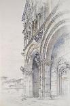 A Gothic Stairway in Chester Cathedral-John Ruskin-Giclee Print