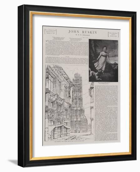 John Ruskin-James Northcote-Framed Giclee Print