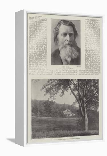 John Ruskin-null-Framed Premier Image Canvas