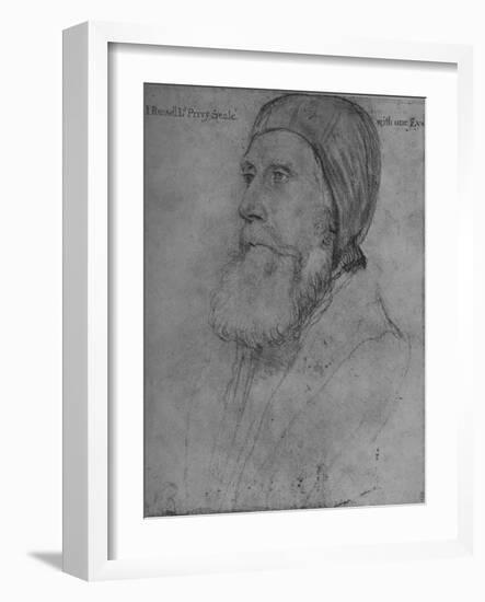'John Russell, Earl of Bedford', c1532-1543 (1945)-Hans Holbein the Younger-Framed Giclee Print