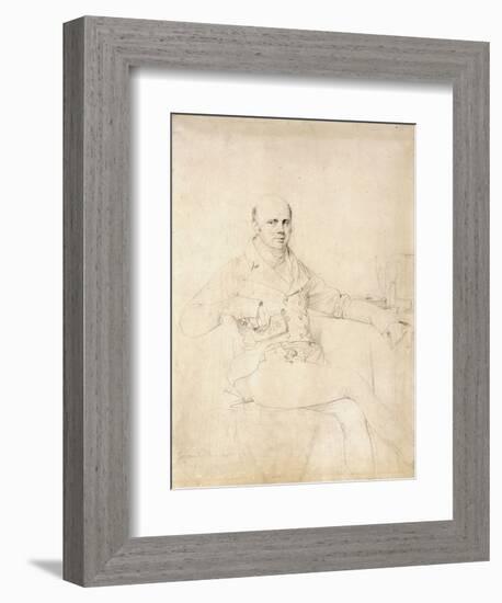 John Russell, Sixth Duke of Bedford, 1815-Jean Auguste Dominique Ingres-Framed Giclee Print