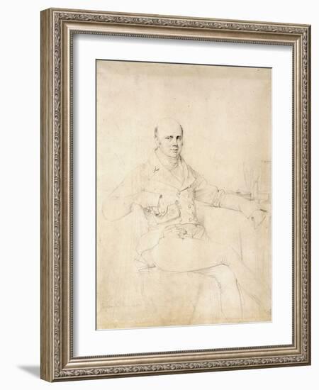 John Russell, Sixth Duke of Bedford, 1815-Jean Auguste Dominique Ingres-Framed Giclee Print