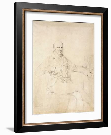 John Russell, Sixth Duke of Bedford, 1815-Jean Auguste Dominique Ingres-Framed Giclee Print