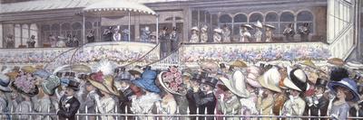 An Edwardian Season - Cowes Regatta-John S Goodall-Framed Premium Giclee Print