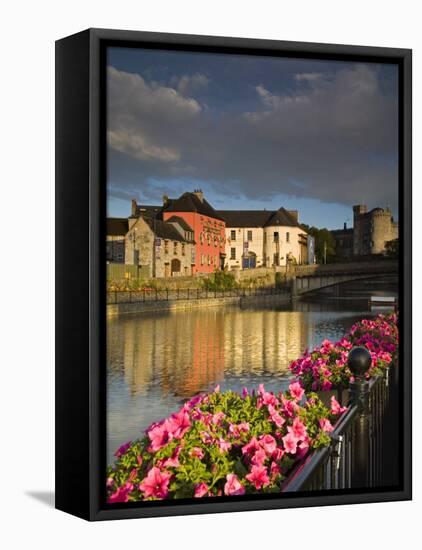 John's Quay and River Nore, Kilkenny City, County Kilkenny, Leinster, Republic of Ireland, Europe-Richard Cummins-Framed Premier Image Canvas