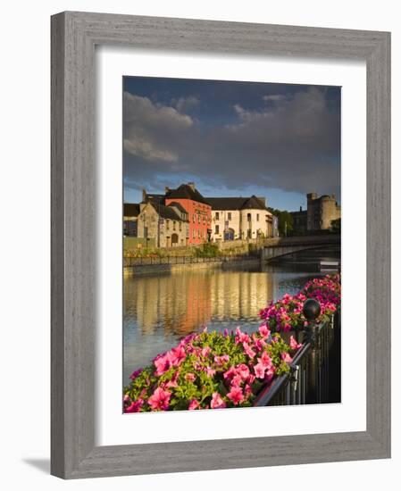 John's Quay and River Nore, Kilkenny City, County Kilkenny, Leinster, Republic of Ireland, Europe-Richard Cummins-Framed Photographic Print