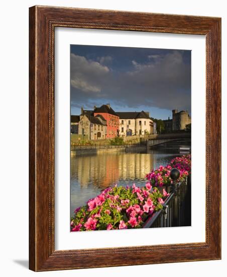 John's Quay and River Nore, Kilkenny City, County Kilkenny, Leinster, Republic of Ireland, Europe-Richard Cummins-Framed Photographic Print