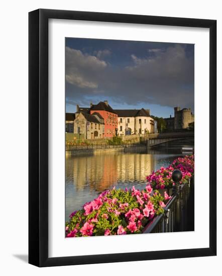 John's Quay and River Nore, Kilkenny City, County Kilkenny, Leinster, Republic of Ireland, Europe-Richard Cummins-Framed Photographic Print