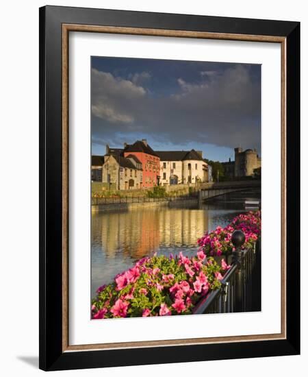 John's Quay and River Nore, Kilkenny City, County Kilkenny, Leinster, Republic of Ireland, Europe-Richard Cummins-Framed Photographic Print