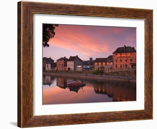 John's Quay and River Nore, Kilkenny City, County Kilkenny, Leinster, Republic of Ireland, Europe-Richard Cummins-Framed Photographic Print