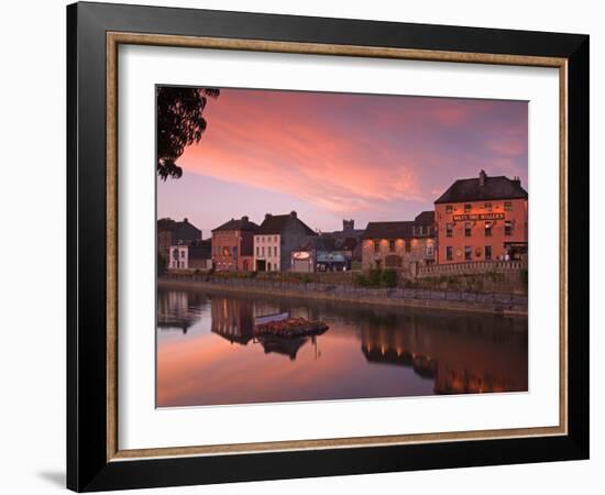 John's Quay and River Nore, Kilkenny City, County Kilkenny, Leinster, Republic of Ireland, Europe-Richard Cummins-Framed Photographic Print