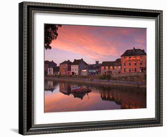 John's Quay and River Nore, Kilkenny City, County Kilkenny, Leinster, Republic of Ireland, Europe-Richard Cummins-Framed Photographic Print