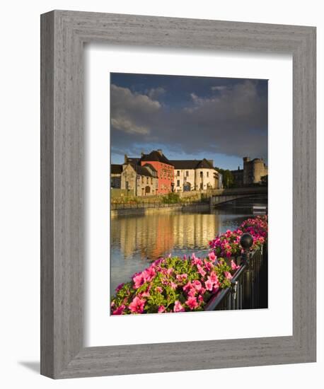 John's Quay and River Nore, Kilkenny City, County Kilkenny, Leinster, Republic of Ireland, Europe-Richard Cummins-Framed Photographic Print