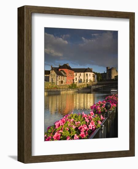 John's Quay and River Nore, Kilkenny City, County Kilkenny, Leinster, Republic of Ireland, Europe-Richard Cummins-Framed Photographic Print