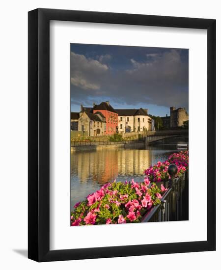 John's Quay and River Nore, Kilkenny City, County Kilkenny, Leinster, Republic of Ireland, Europe-Richard Cummins-Framed Photographic Print