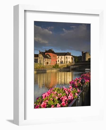 John's Quay and River Nore, Kilkenny City, County Kilkenny, Leinster, Republic of Ireland, Europe-Richard Cummins-Framed Photographic Print