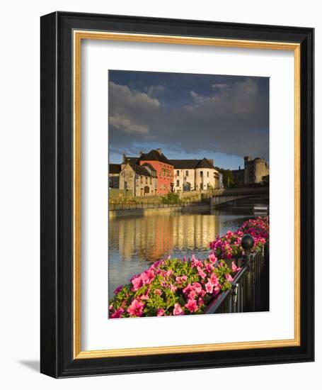 John's Quay and River Nore, Kilkenny City, County Kilkenny, Leinster, Republic of Ireland, Europe-Richard Cummins-Framed Photographic Print