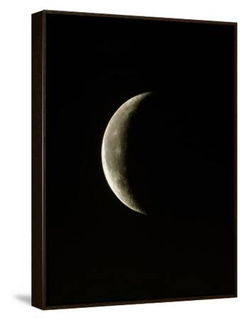 Optical Image of a Waning Crescent Moon' Photographic Print