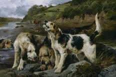 Gundogs with the Days Bag-John Sargent Noble-Giclee Print