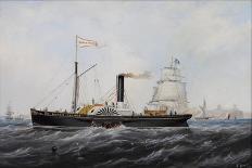 Louisa Hove To waiting for a Pilot off Whitby, 1872-John Scott-Giclee Print