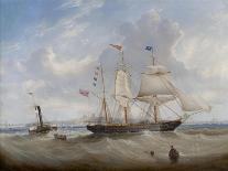 The Sailing Ship 'Anne' Leaving the River Tyne, 1859-John Scott-Giclee Print