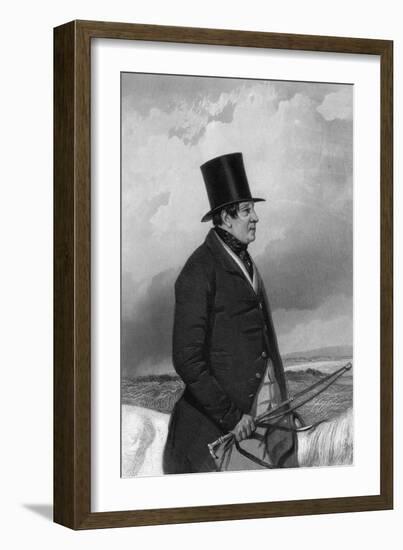 John Scott, Trainer-Harry Hall-Framed Art Print