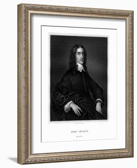 John Selden, English Jurist, Legal Antiquary and Oriental Scholar-R Cooper-Framed Giclee Print